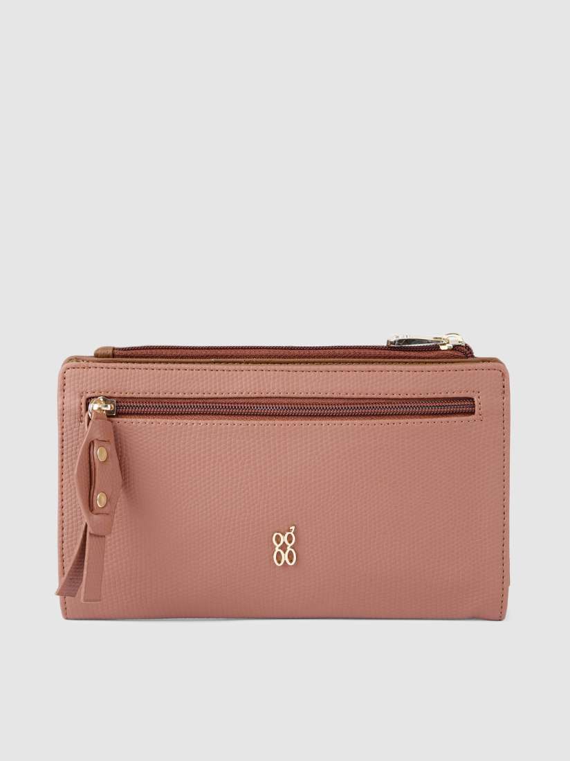 Buy Baggit Women Dusty Pink Textured Three Fold Wallet Wallets for Women 15147024 Myntra