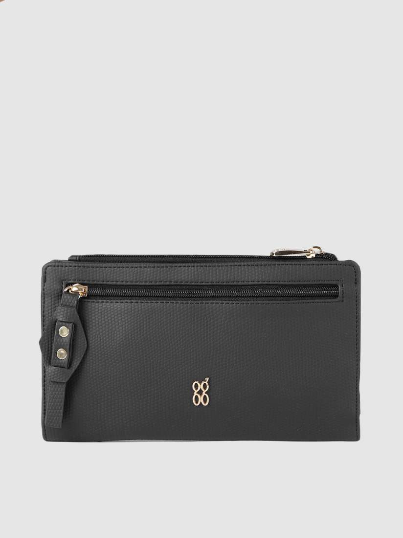 Baggit black wallet best sale