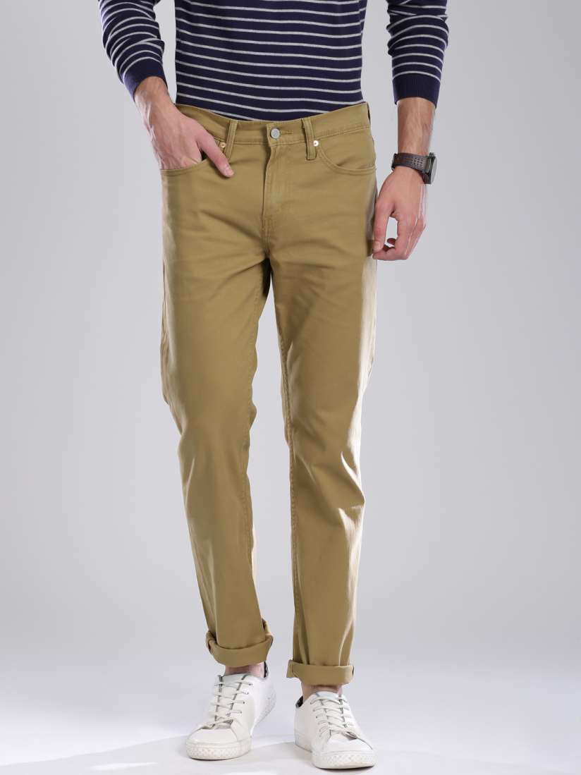 Mens levi khaki pants discount