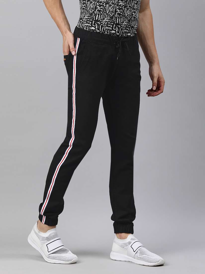 Pants Black Jeans White Side Stripe Buy Black Jeans For Men By