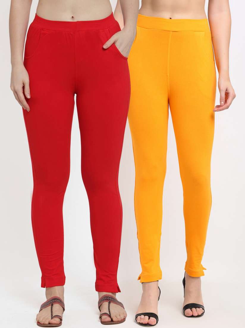 Red and yellow leggings hotsell