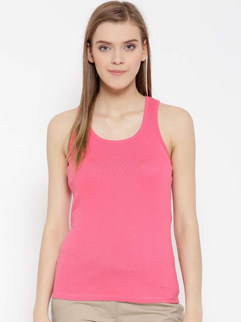 Roadster - By Myntra Women Casual Pretty Pink Solid Sleevesless
