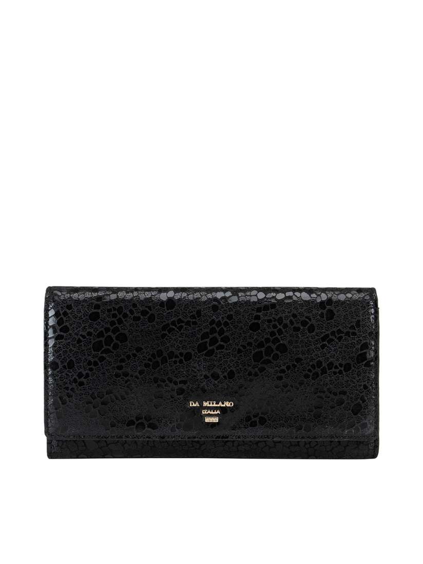 Buy Da Milano Women Black Textured Purse Clutches for Women 15154836 Myntra