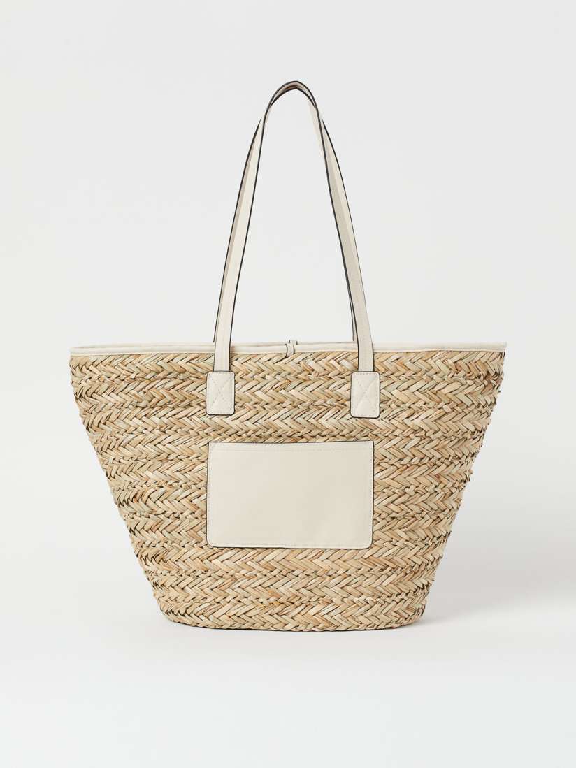 H & m straw bag sale