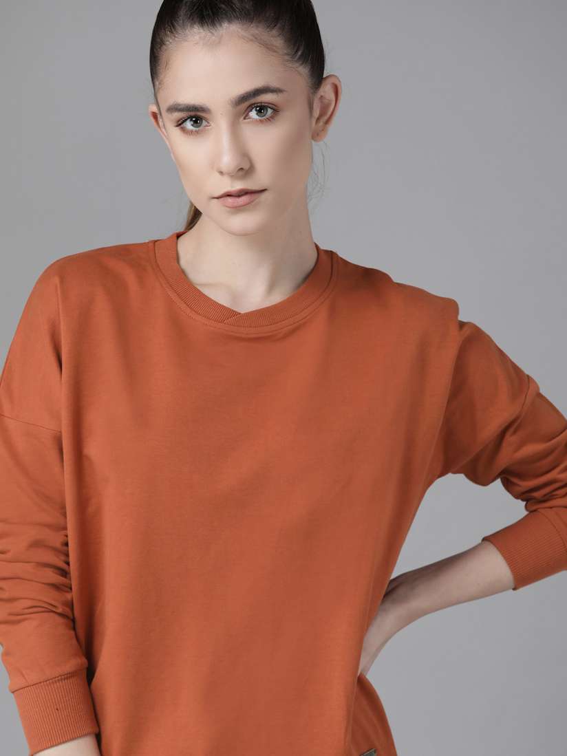 Orange sweatshirt new arrivals