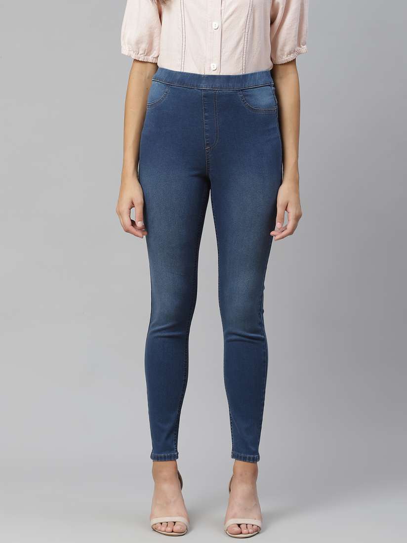 Marks and spencer denim jeggings cheap
