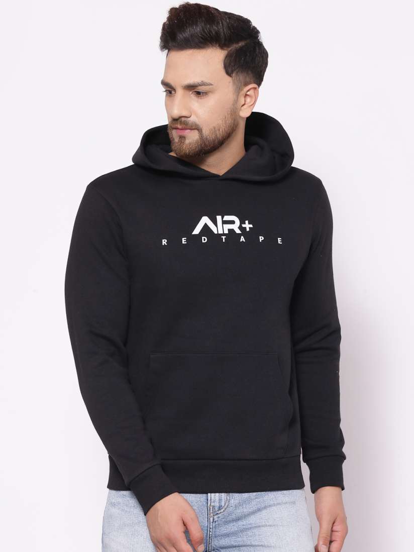 Buy Red Tape Men Black Printed Sweatshirt Sweatshirts for Men 15162286 Myntra
