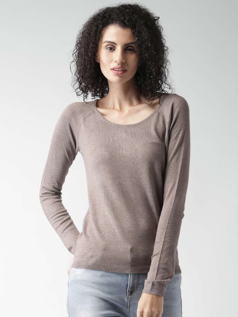 Buy ALCOTT Women Grey Sweater Sweaters for Women 1516503 Myntra