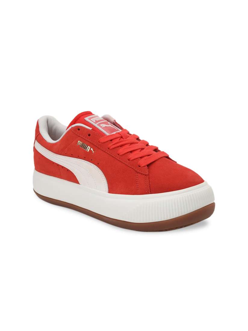 Buy Puma Women Red Suede Mayu UP Women s Sneakers Casual Shoes for Women 15172330 Myntra