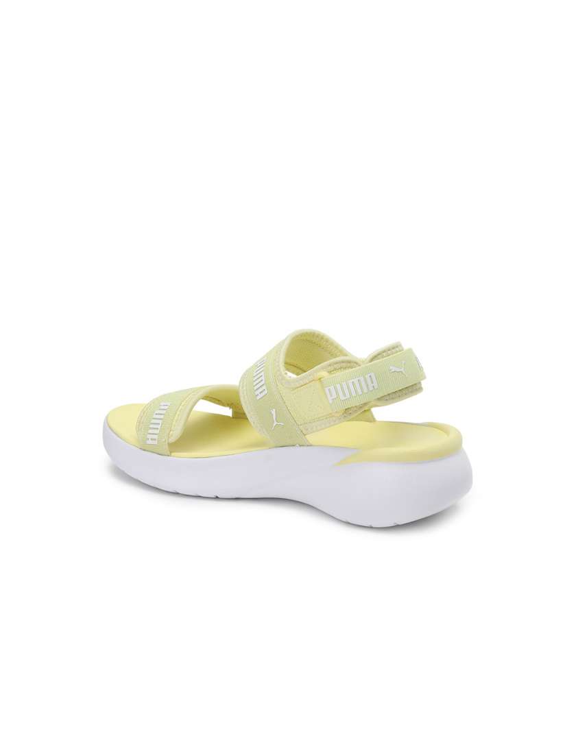 Buy Puma Women Yellow White Sportie Sandals Sandals for Women 15172344 Myntra