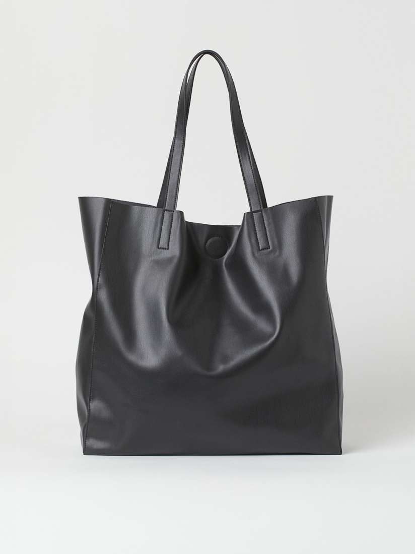 Buy H M Women Black Shopper Handbags Handbags for Women 15181594 Myntra