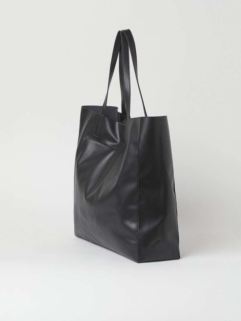 Buy H M Women Black Shopper Handbags Handbags for Women 15181594 Myntra