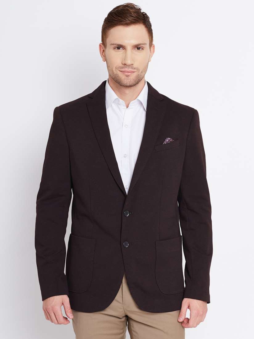 Burgundy single breasted formal coat cheap