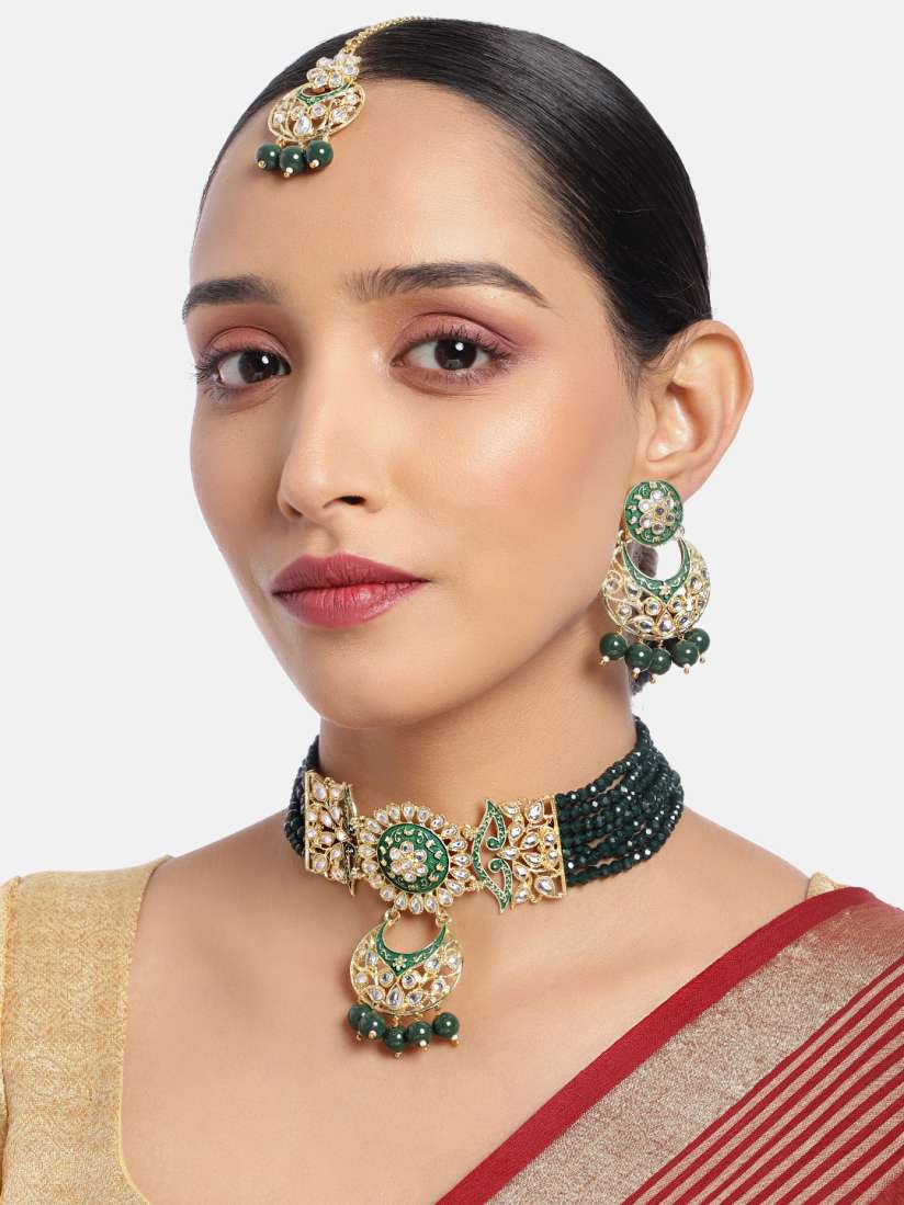 Choker set myntra discount