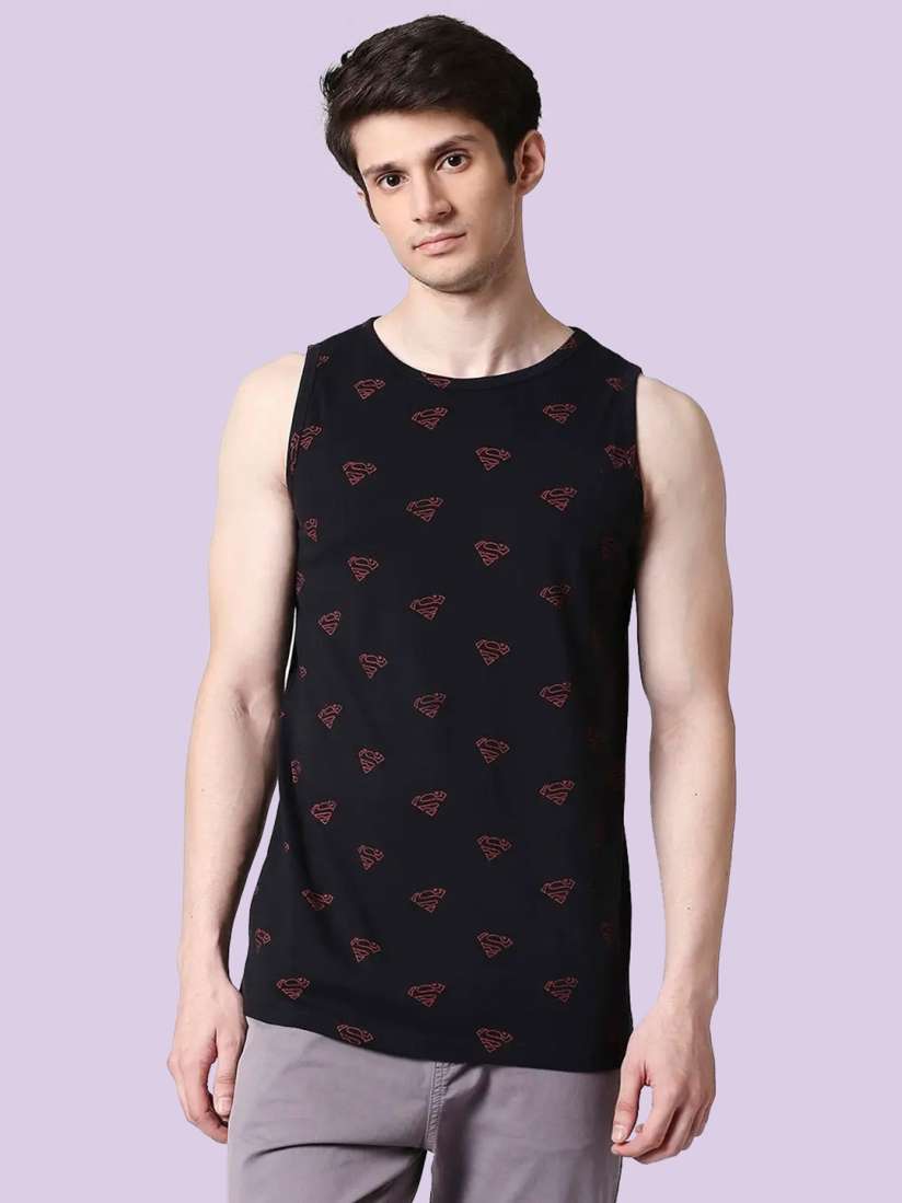 Superman gym vest best sale