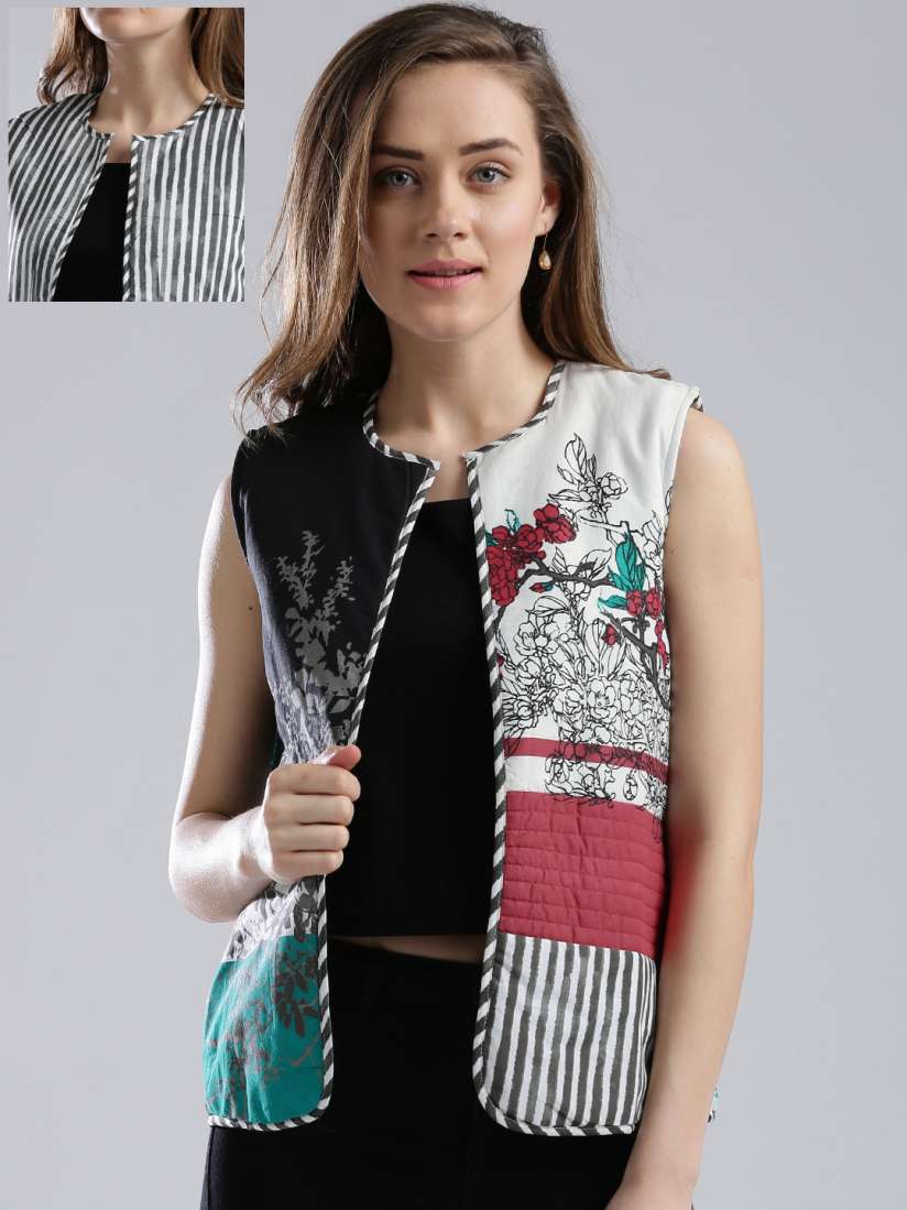 Ethnic sleeveless jacket shop