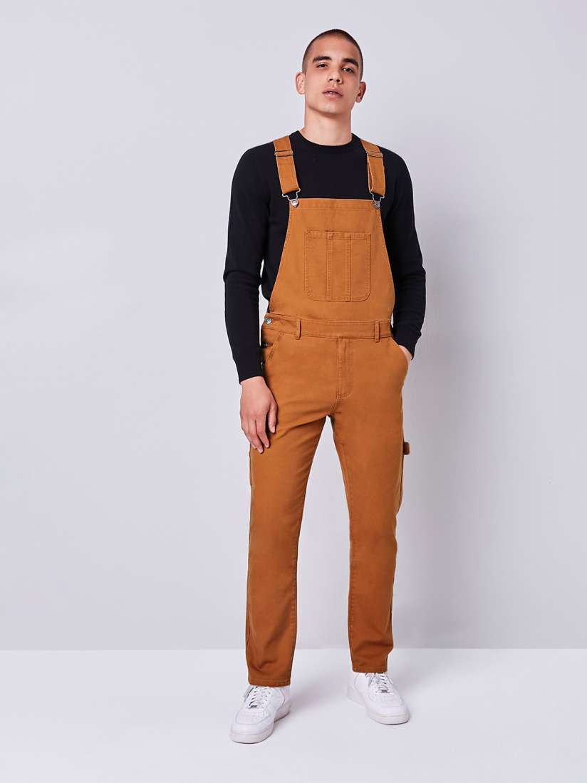 Buy FOREVER 21 Men Brown Basic Jumpsuit Jumpsuit for Men 15201190 Myntra