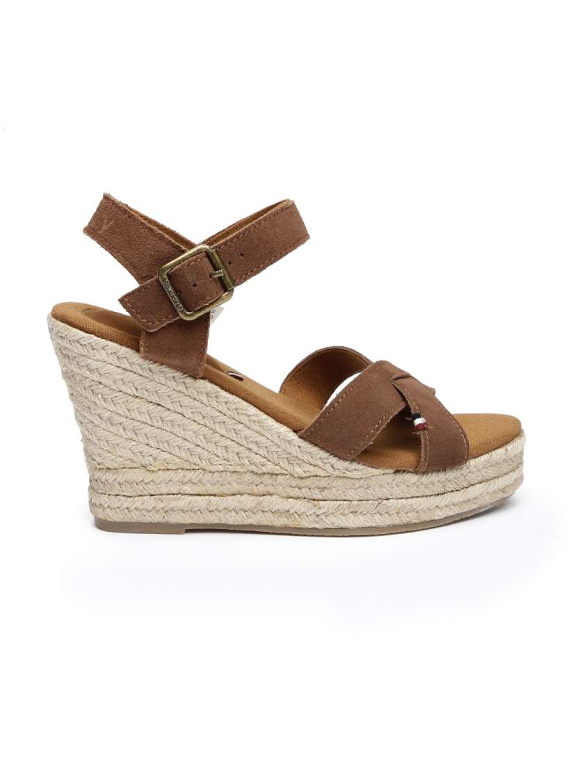 Buy Superdry Women Brown Suede Wedges Heels for Women 1520345 Myntra