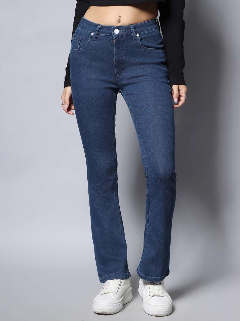 High rise jeans myntra online