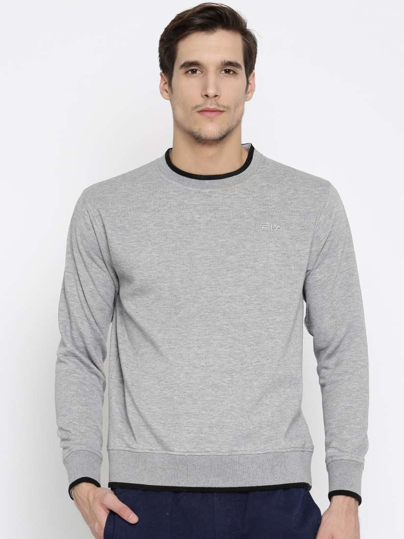 Fila grey sweatshirt mens sale
