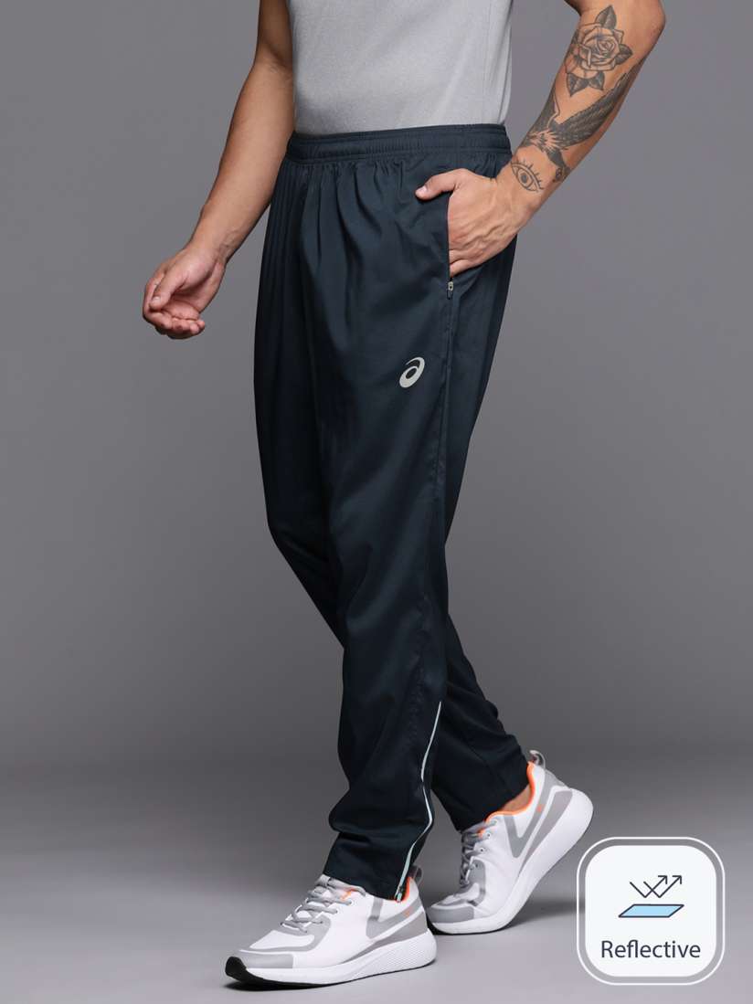 Buy ASICS Men Zip Bottom Woven Solid Running Track Pants Track Pants for Men 15211984 Myntra