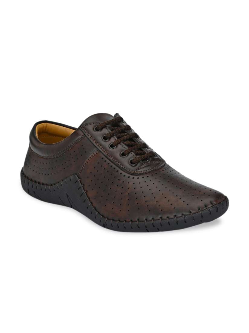 Buy Mactree Men Brown Lazercut Shoes Casual Shoes for Men 15229978 Myntra