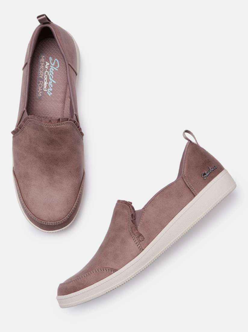 Buy Skechers Women Mauve Suede MADISON AVE CITY SOUL Slip On Sneakers Casual Shoes for Women 15232418 Myntra