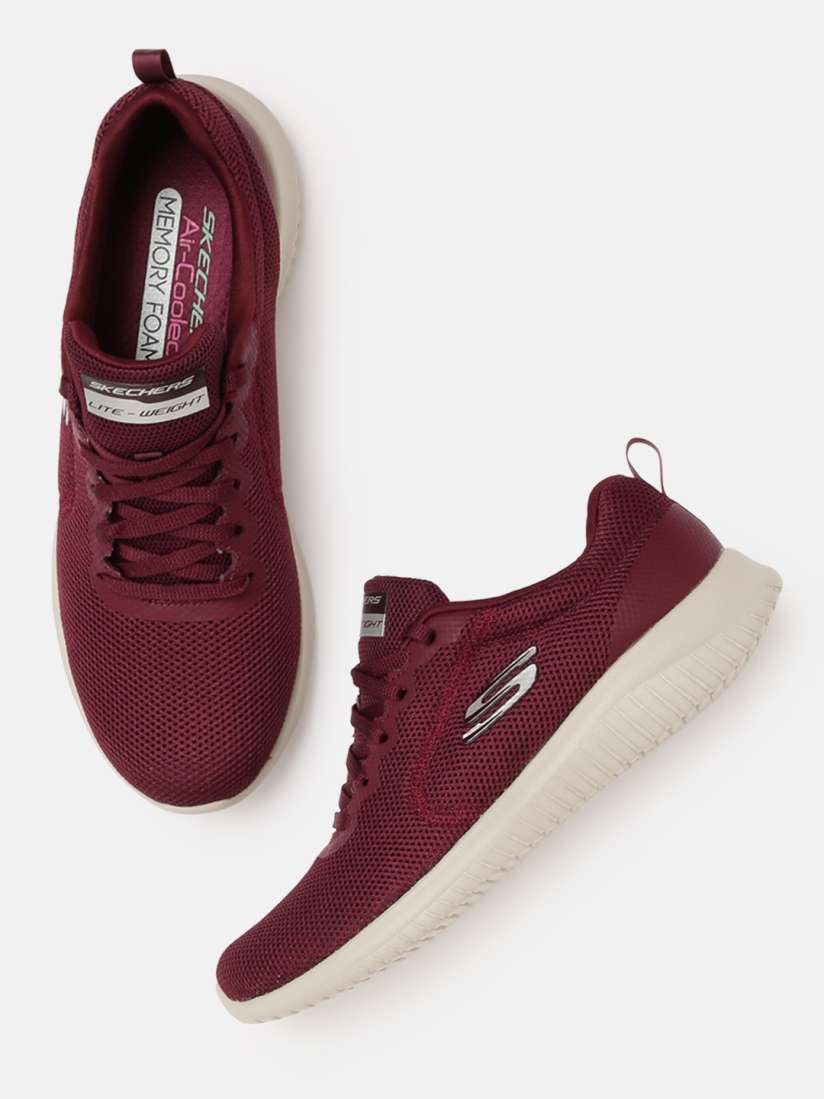 Buy Skechers Women Burgundy ULTRA FLEX FREE SPIRITS Slip On Sneakers Casual Shoes for Women 15232500 Myntra