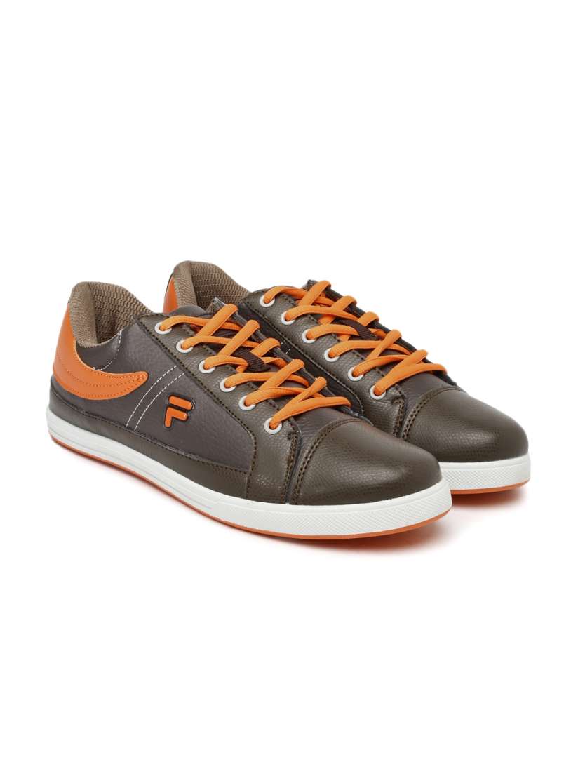 Fila brown casual shoes clearance