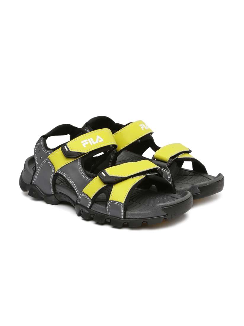 Fila men grey sports sandals cheap