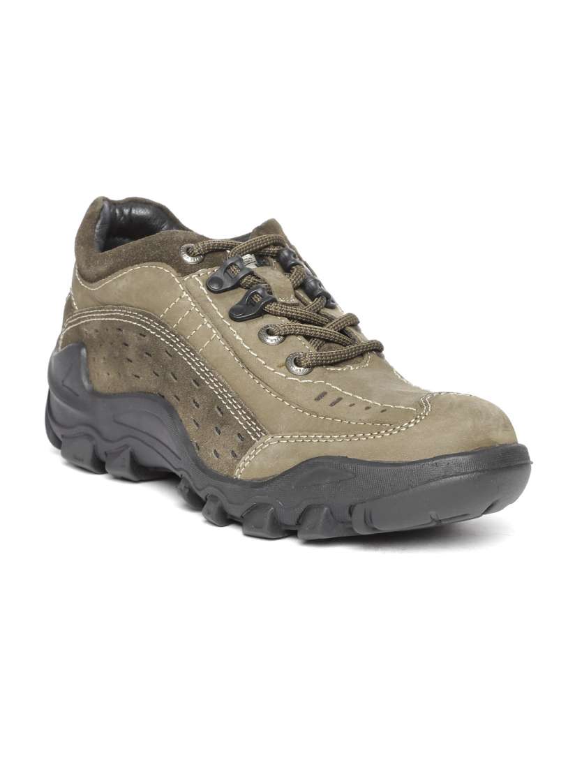 Buy Lee Cooper Men Olive Green Perforated Sneakers Casual Shoes for Men 1523545 Myntra