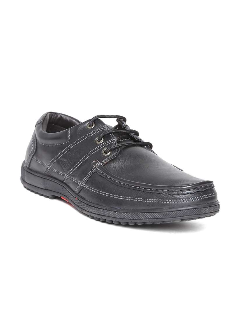 Buy Lee Cooper Men Black Solid Casual Shoes Casual Shoes for Men 1523554 Myntra