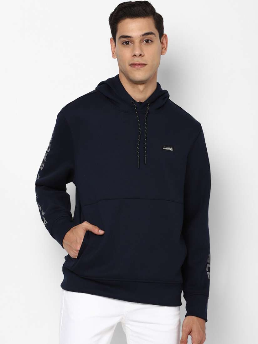 Buy AMERICAN EAGLE OUTFITTERS Men Navy Blue Hooded Sweatshirt Sweatshirts for Men 15242108 Myntra