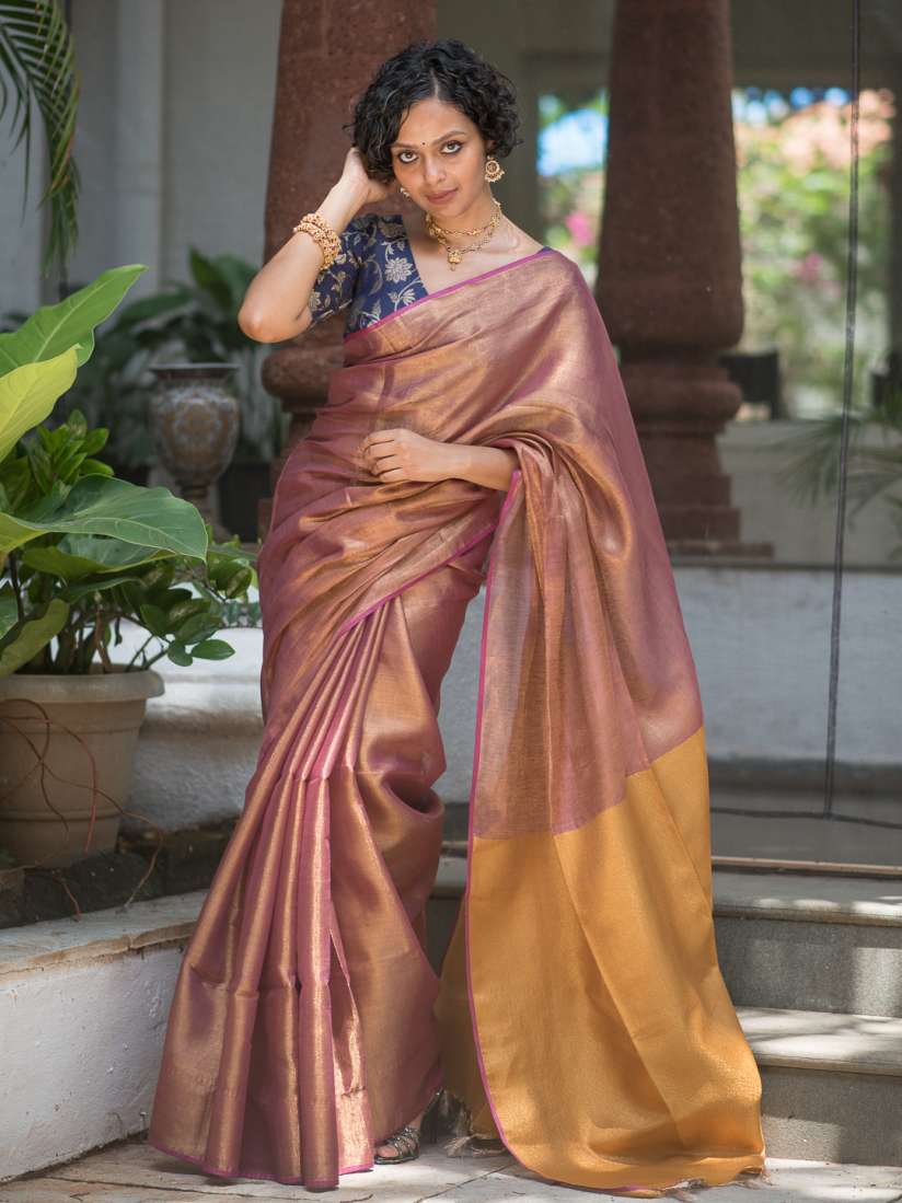 Myntra linen sarees deals