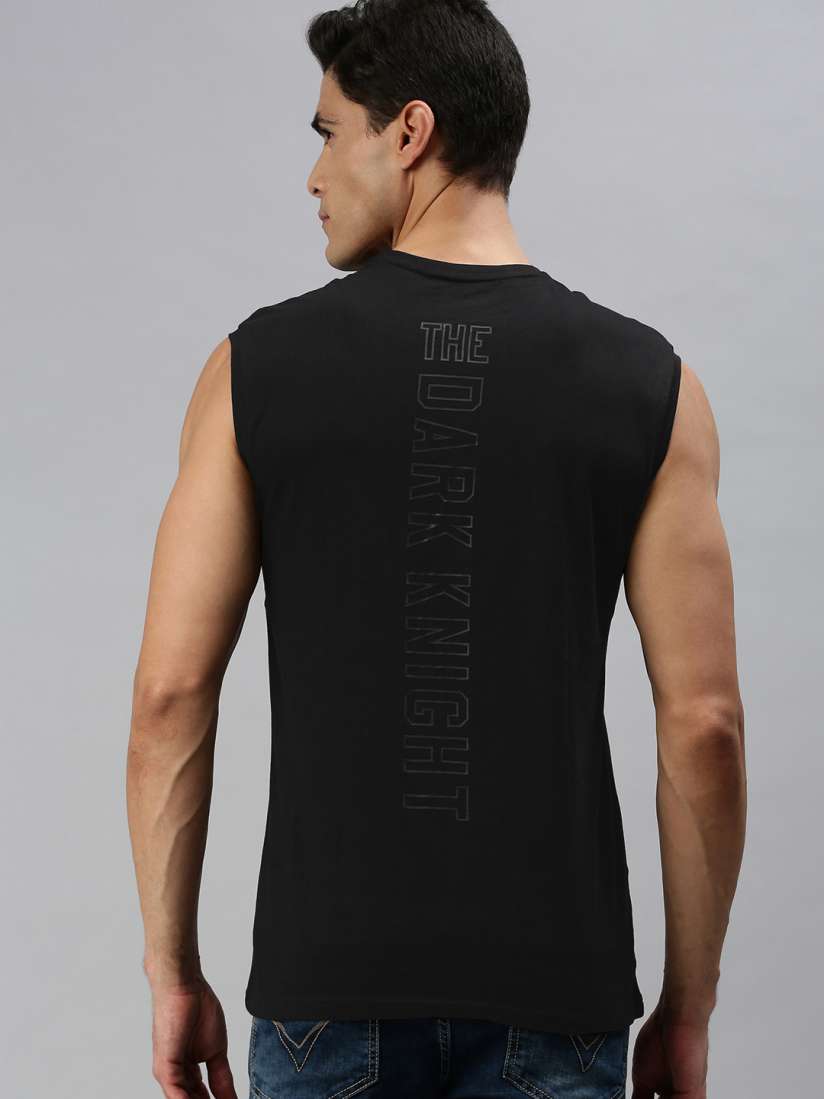 Buy The Souled Store Men Black Batman Printed Slim Fit Training or Gym T shirt Tshirts for Men 15246368 Myntra