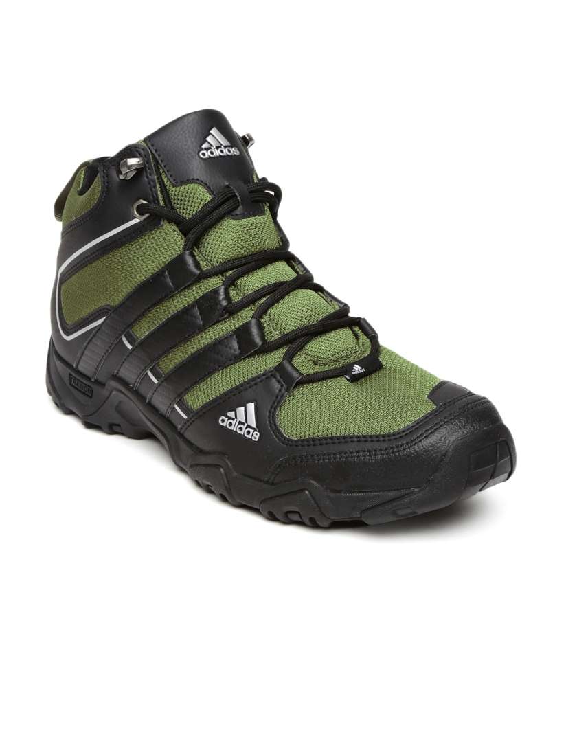 Buy ADIDAS Men Olive Green Black Aztor Mid Top Hiking Shoes Sports Shoes for Men 1525117 Myntra