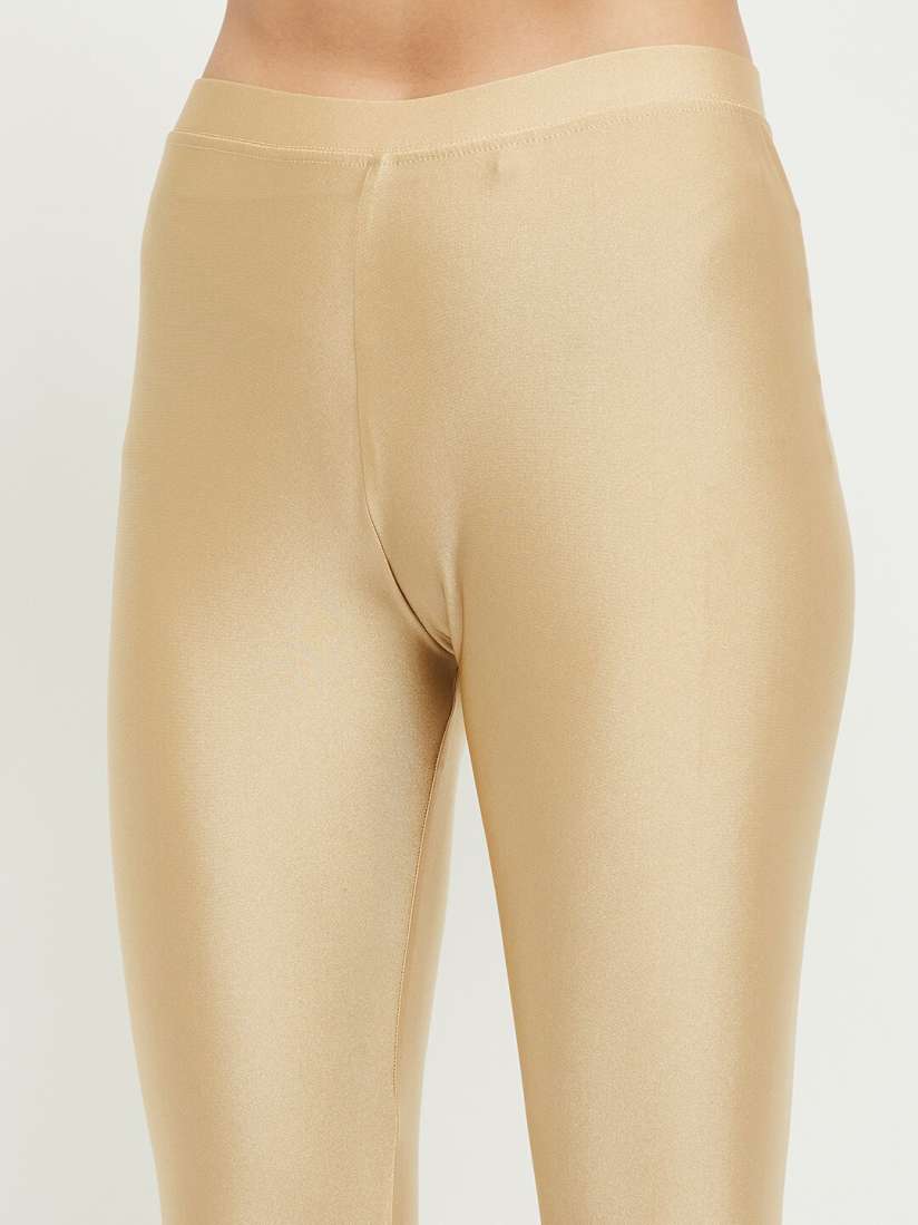 Golden leggings myntra store