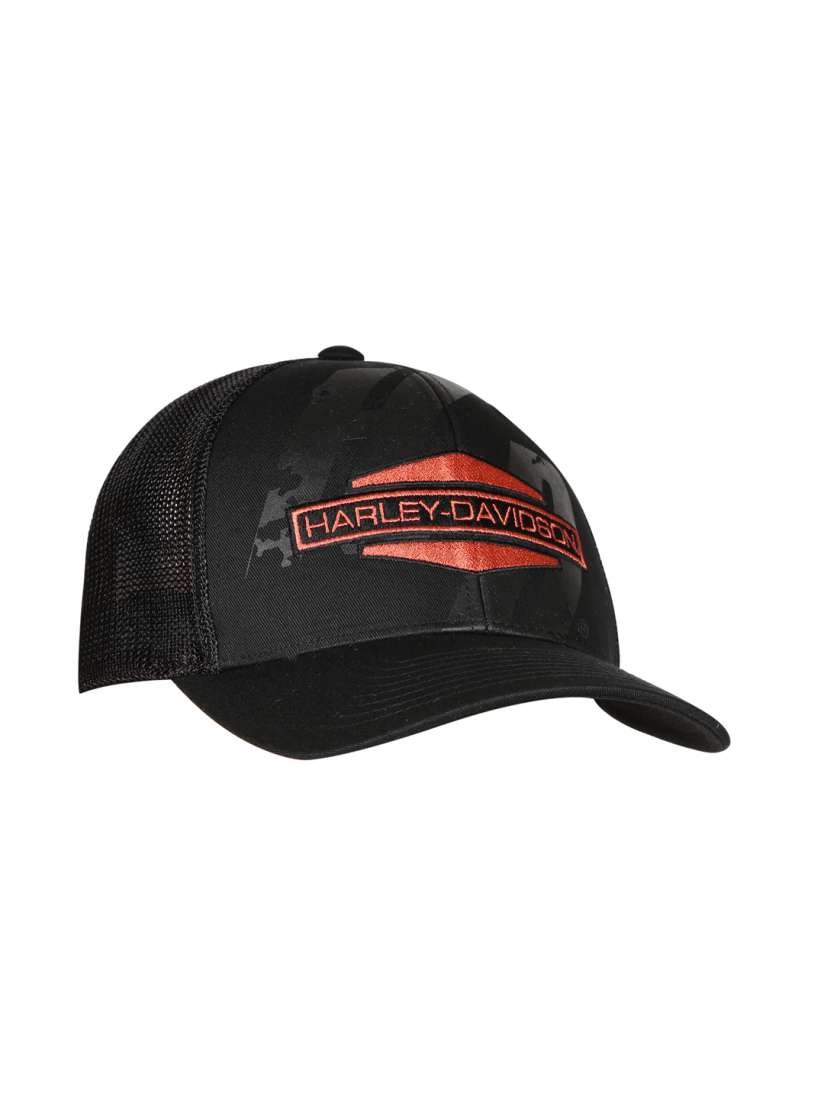 Buy Harley Davidson Men Black Printed The Original Flexfit Cap Caps for Men 1525724 Myntra