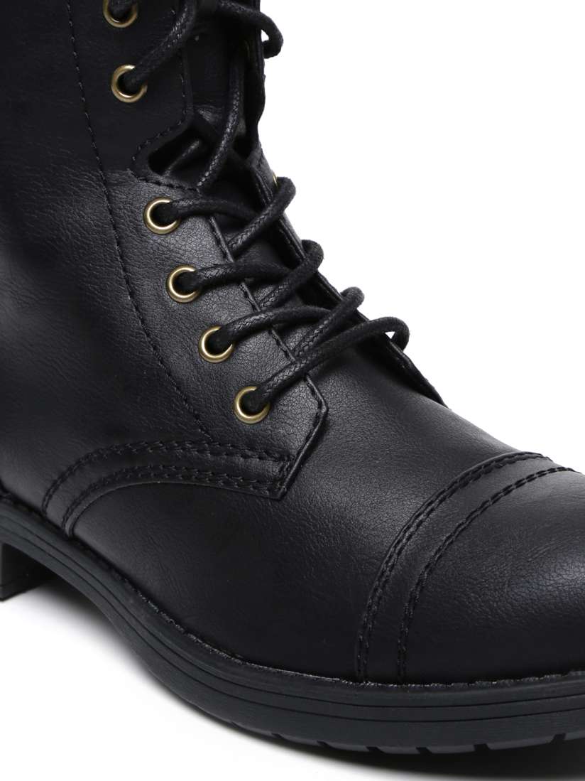 Steve madden flat boots cheap