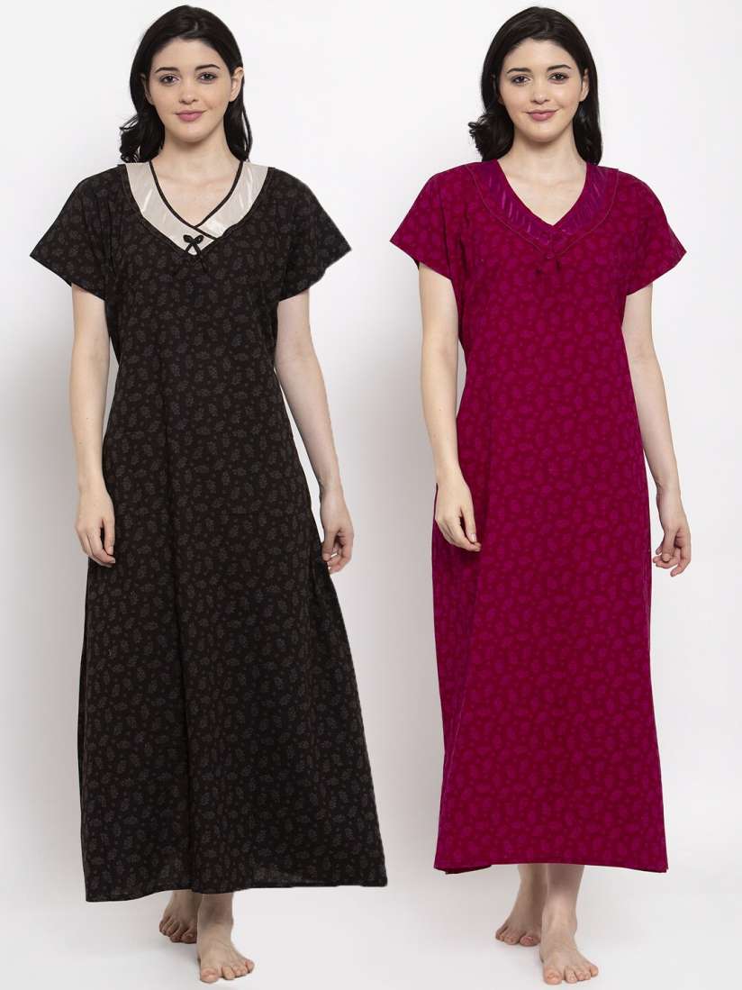 Myntra nighty cotton deals