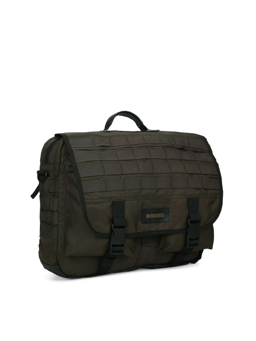 Buy Royal Enfield Olive Black Messenger Bag Backpacks for Unisex 15267508 Myntra
