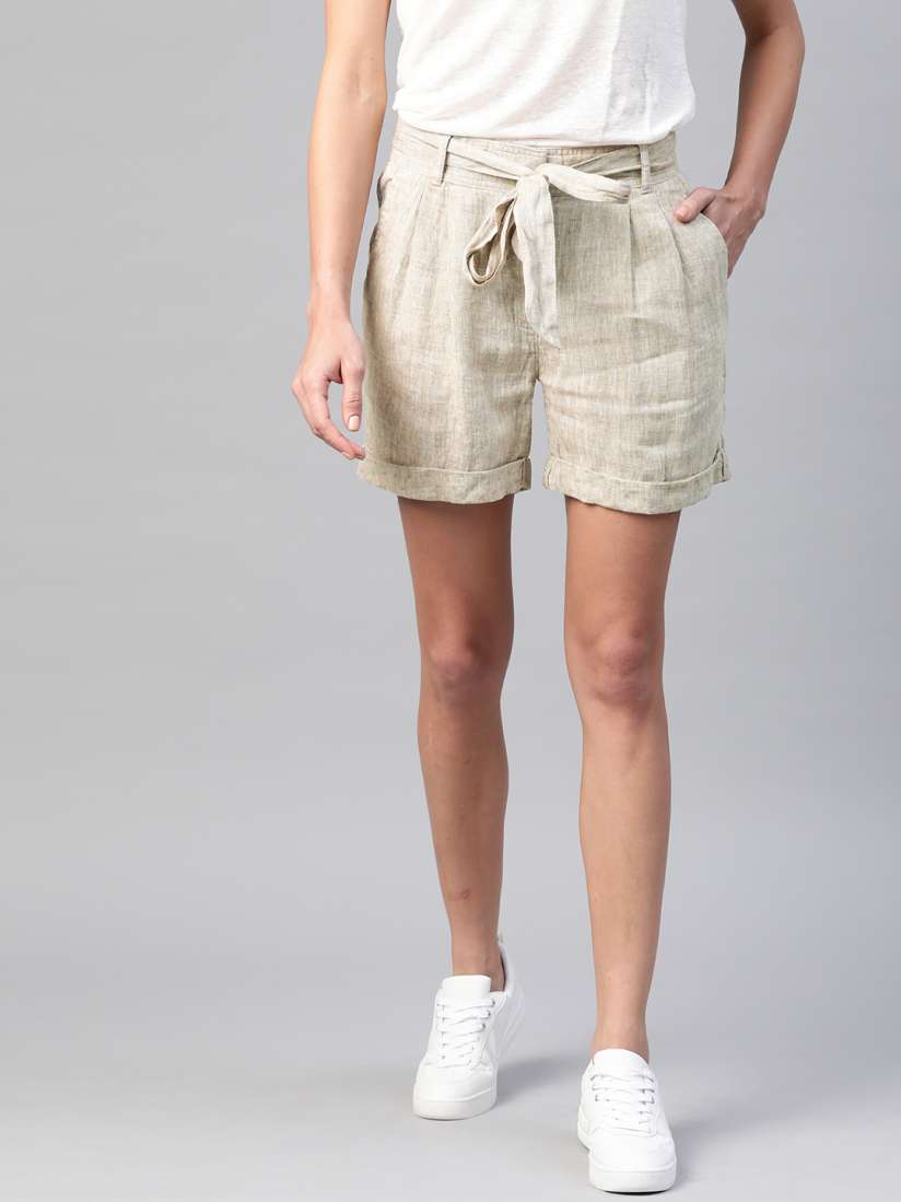 Marks and spencer ladies linen shorts shop