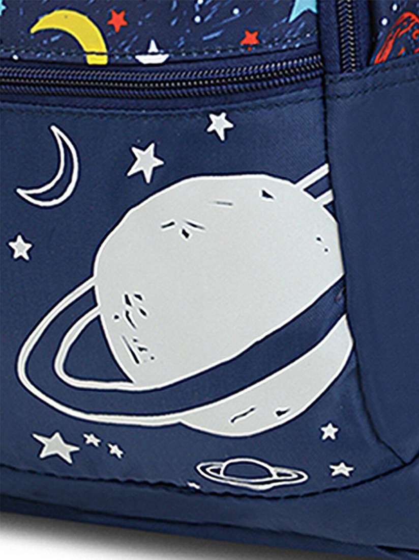 Buy Genius by Safari Kids Blue & Red Supernova Graphic Printed 