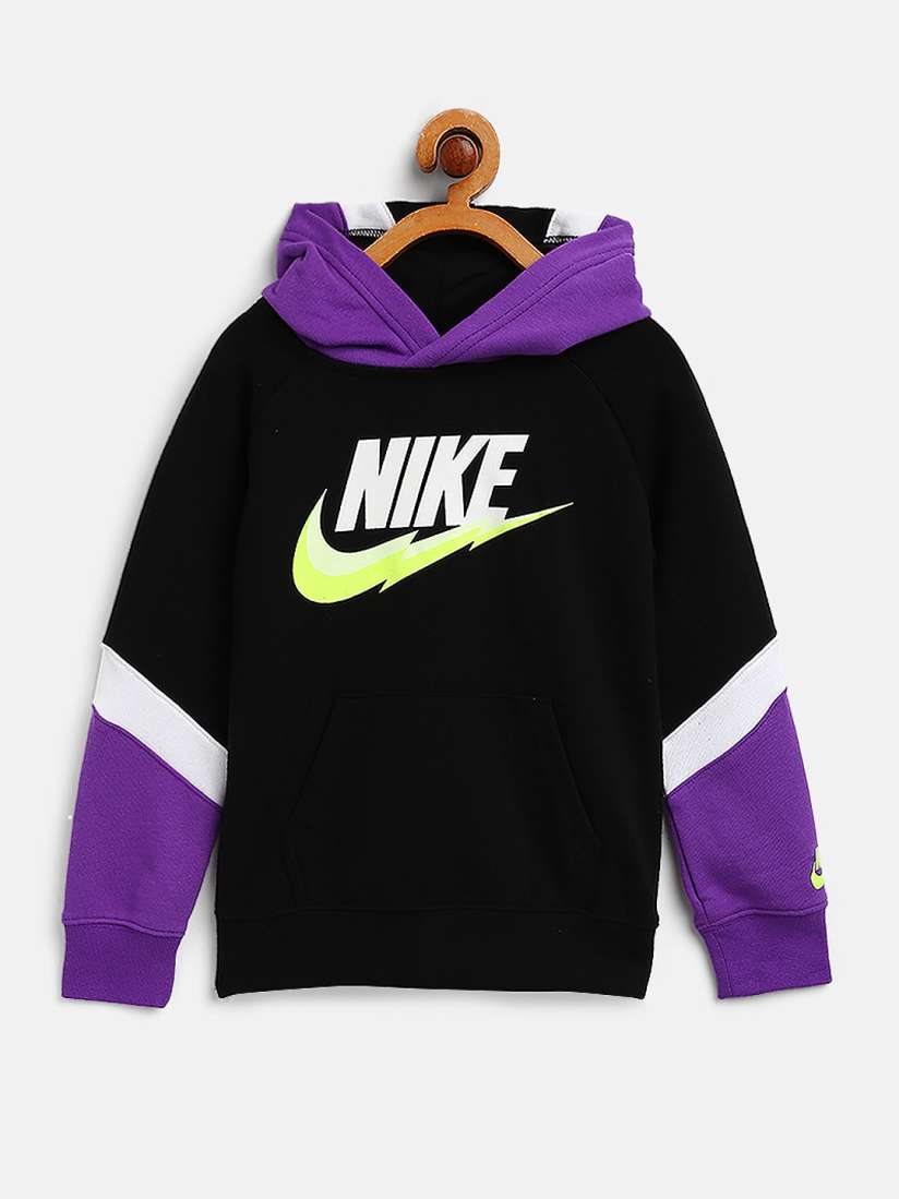 Black and purple nike hoodie sales