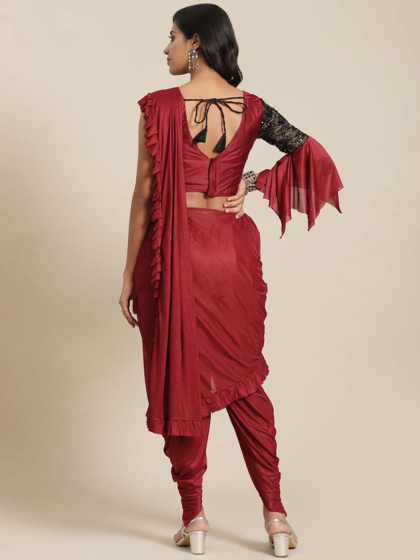 Buy Tikhi Imli Solid Saree with Solid border Sarees for Women 15330430 Myntra