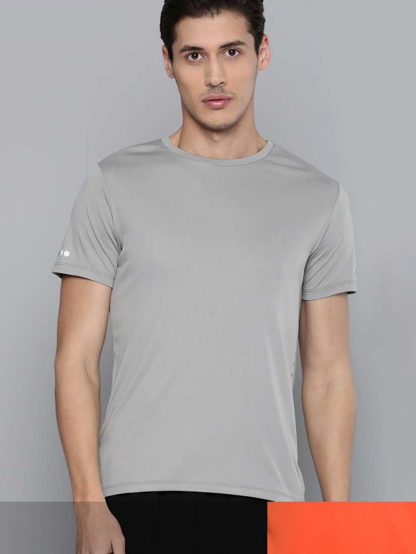 Buy HRX By Hrithik Roshan Running Men Wet Weather Neon Orange Rapid Dry Solid Tshirts Tshirts for Men 15331726 Myntra