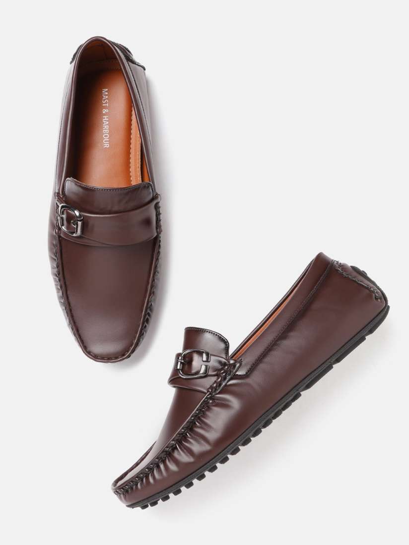 Buy Mast Harbour Men Coffee Brown Solid Driving Shoes Casual Shoes for Men 15334220 Myntra