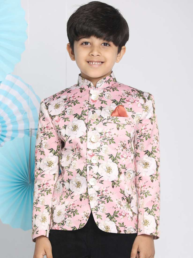 Boys floral blazer clearance