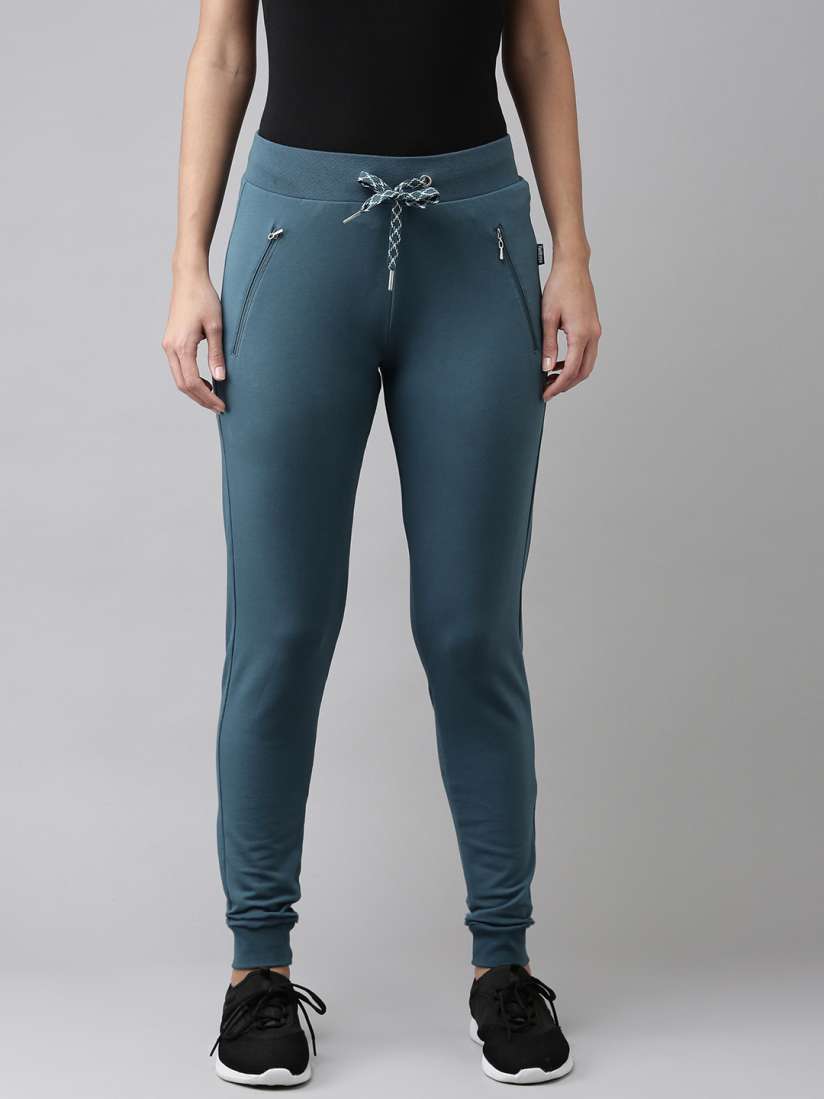 Buy Van Heusen Women Smart Tech Easy Stain Release Slim Fit Joggers Track Pants for Women 15347662 Myntra