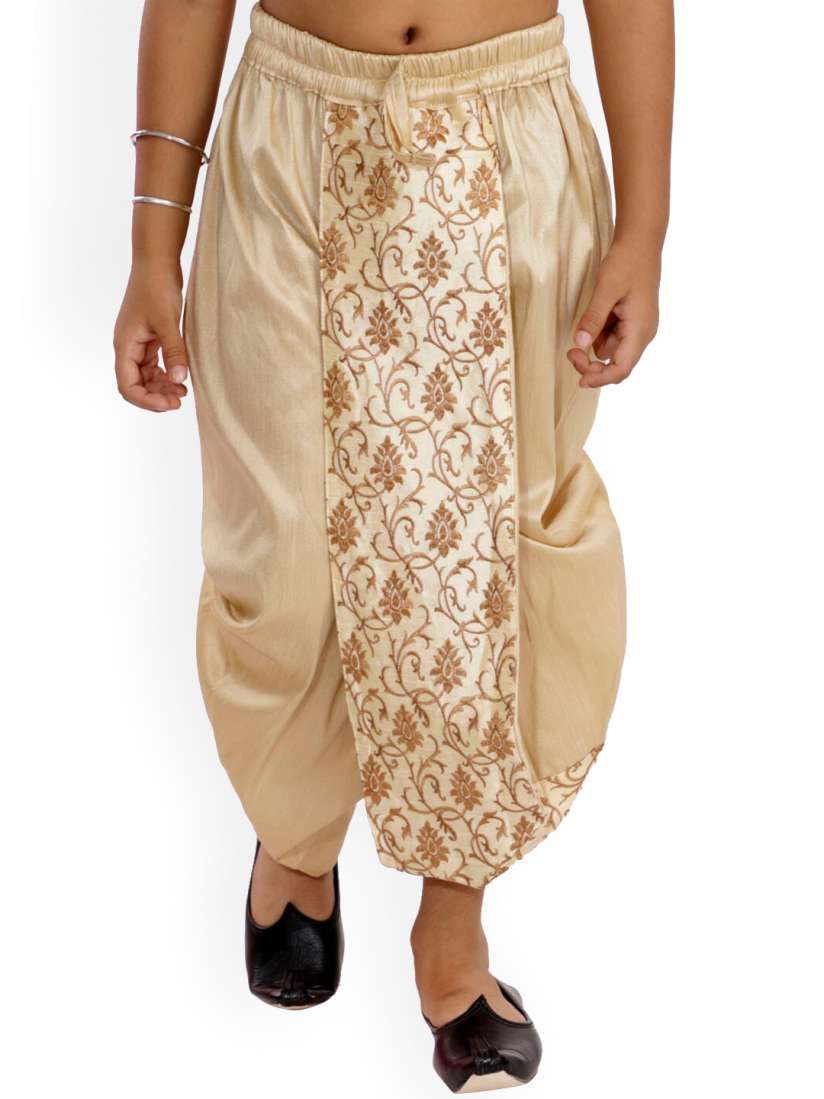 Buy Vastramay Boys Beige Embroidered Ready To Wear Dhoti Dhotis for Boys 15358180 Myntra